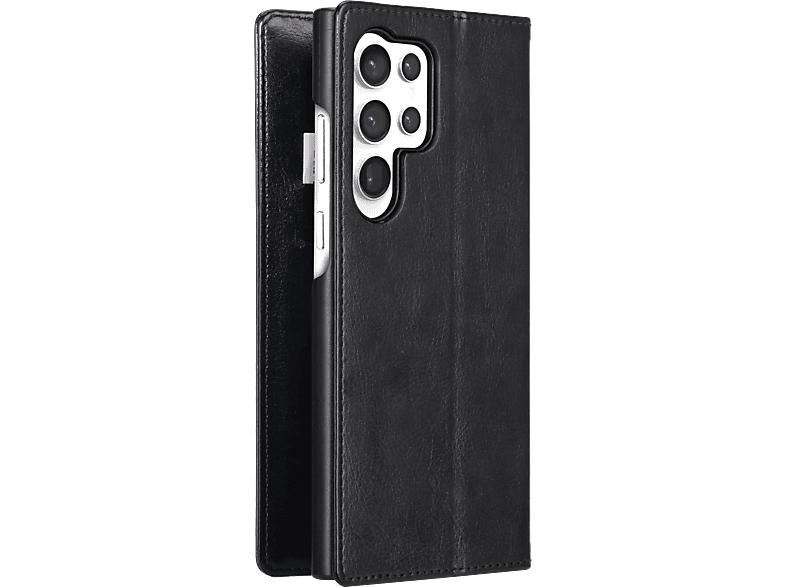 ISY ISC 3139 Handyhülle Bookcover, für Samsung Galaxy S24 Ultra, Schwarz; Schutzhülle