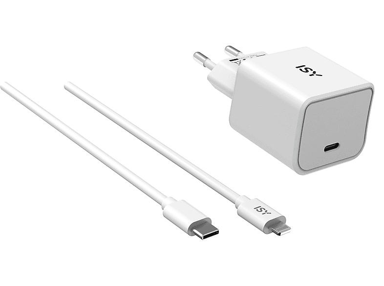 ISY Ladegerät USB-C, Weiß (IWC 2501)