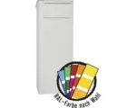Hornbach MEFA Paketbriefkasten Stahl pulverbeschichtet BxHxT 409/1021/326 mm Beech 478M in RAL Sonderfarbe nach Wunsch Entnahme hinten