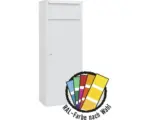Hornbach MEFA Paketbriefkasten Stahl pulverbeschichtet BxHxT 385/1043/230 mm Hazel 466M in RAL Sonderfarbe nach Wunsch