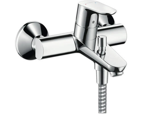 Badewannenarmatur hansgrohe Focus Aufputz 31940000 chrom glänzend