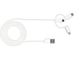 Hornbach USB Lade- und Datenkabel BE COOL 3 in 1, gelb IP 20