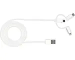 Hornbach USB Lade- und Datenkabel BE COOL 3 in 1, gelb IP 20