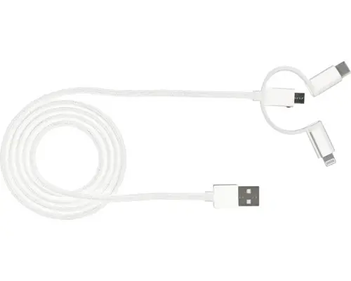 USB Lade- und Datenkabel BE COOL 3 in 1, gelb IP 20