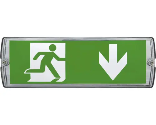 LED Notleuchte e2 Base² 4,6 W IP 65, weiß