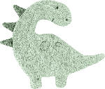 dm-drogerie markt Fehn Knistertier Dino aus Musselin, grün - bis 31.05.2024