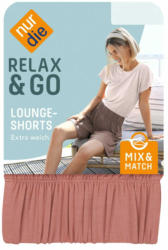nur die Lounge Shorts aus Viskose rotbraun Gr. 40/42