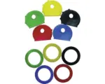 Hornbach Schlüsselkennkappen/-ringe rund, Standardfarben, 10 Stück farblich sortiert (S8530-9010)