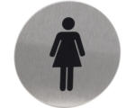 Hornbach Türschild Walteco "WC-Frauen" Ø 75 mm