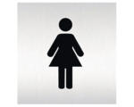 Hornbach Türschild Walteco "WC-Frauen" 60x60 mm