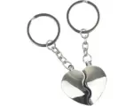 Hornbach Schlüsselanhänger - Broken Heart silber
