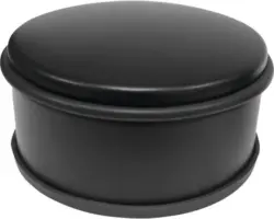 Türstopper Tarrox selbstklebend Ø 11 cm schwarz 1 Stk.