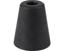 Türstopper Tarrox zum Schrauben Ø 7 cm schwarz 1 Stk.