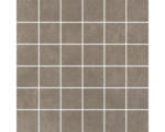 Hornbach Feinsteinzeugmosaik Manhattan 30x30 cm lappato taupe