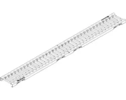 Hauraton Dachfix Resist 115 Stegrost SW 80/9 Edelstahl 1000 x 108 x 20 mm