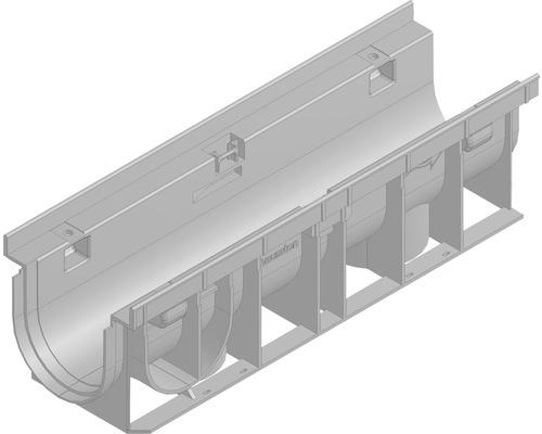 Hauraton Recyfix PRO 100 Entwässerungsrinne Unterteil Typ 0105 aus PP 500 x 160 x 150 mm