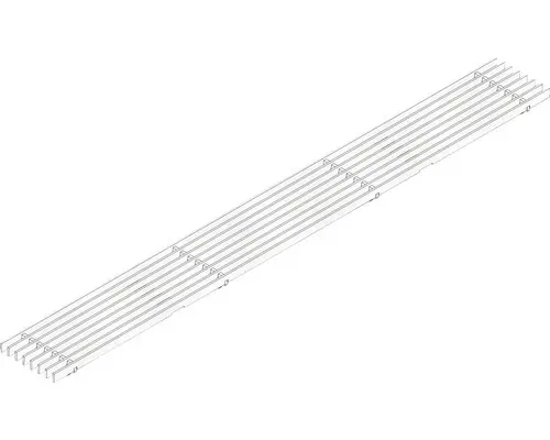 Hauraton Dachfix Resist 115 Längsstabrost verzinkt 1000 x 108 x 20 mm