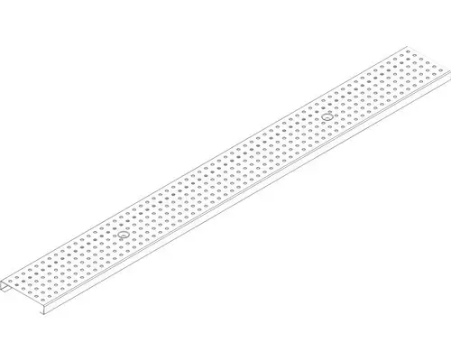 Hauraton Dachfix Resist 115 Lochrost Edelstahl 1000 x 108 x 20 mm