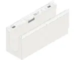 Hornbach Hauraton Faserfix KS 100 Entwässerungsrinne Unterteil Typ 01005 aus faserbewertem Beton 500 x 160 x 214 mm