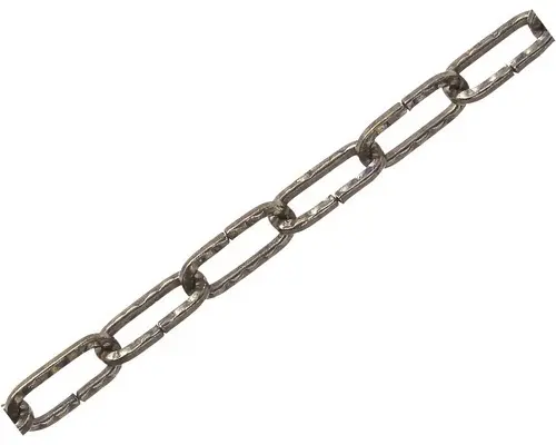 Zierkette 1625 Ø 2 mm schwarz verzinkt Meterware