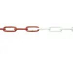 Hornbach Schweisskette C6 Ø 6 mm Stahl rot weiß lackiert Meterware