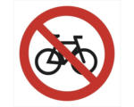 Hornbach Warnschild Walteco "Fahrradverbot" zum Aufkleben 90x90 mm