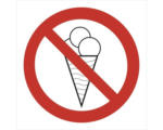 Hornbach Warnschild Walteco "Eisverbot" zum Aufkleben 90x90 mm