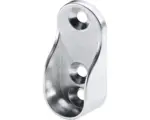Hornbach Halter für Kleiderstange oval metall/verchromt 15x30 mm 30 Stück