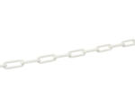 Hornbach Kunststoffkette weiß 6 mm, 5 m Polyethylen