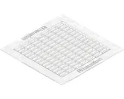 Hauraton Faserfix POINT Standard Gitterrost verzinkt für Hofsinkkasten 300 x 300 x 38 mm