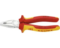 Kombizange Knipex 180 mm, verchromt