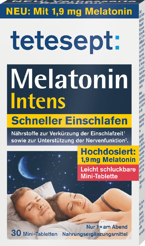 tetesept Melatonin Intens Mini Tabletten 30 St