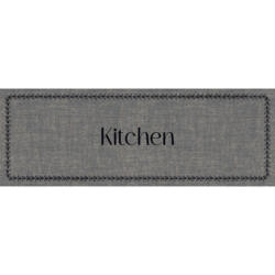 Küchenläufer Cook&Wash grau B/L: ca. 50x150 cm