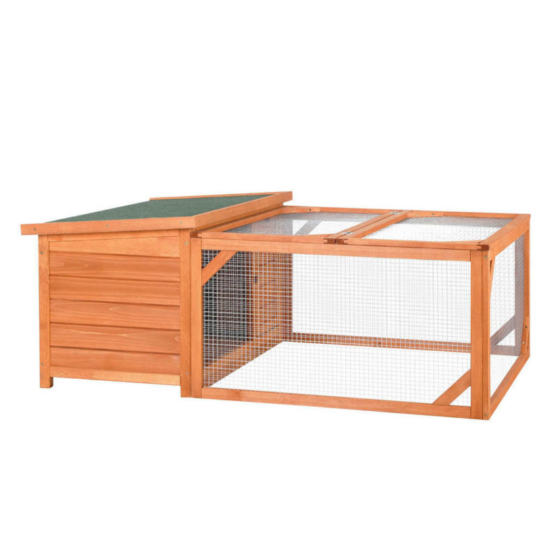 PawHut Stall orange Holz B/H/L: ca. 100x125,5x49 cm