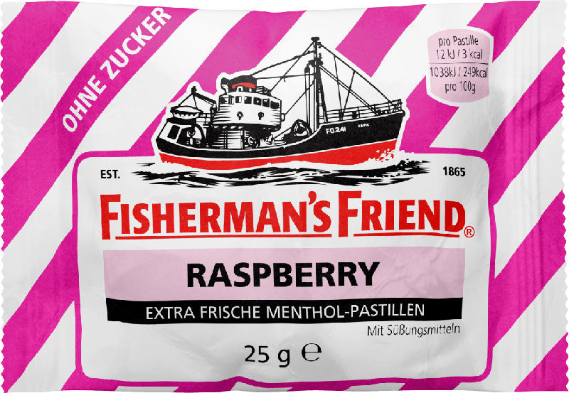 Fisherman's Friend Pastillen Raspberry, Himbeere, zuckerfrei