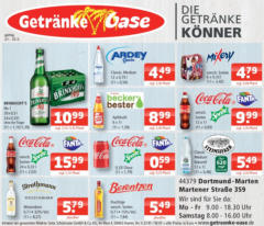 OFFERS - Getränke Oase: Wochenangebote! gültig ab dem 20.05.2024