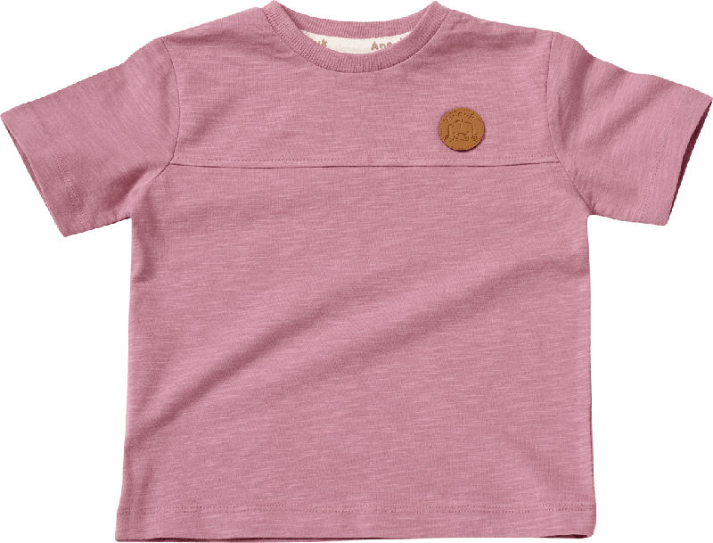 Anouk natubini Anouk T-Shirt mit Badge, rosa, Gr. 116