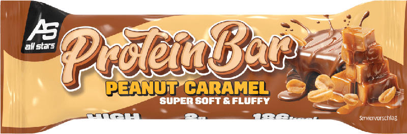 all stars Proteinriegel Peanut Caramel, Super Soft & Fluffy