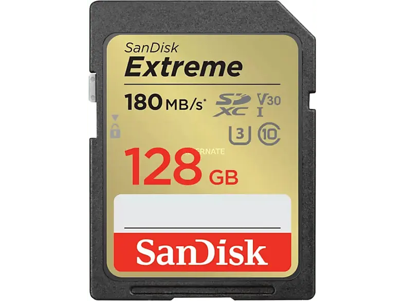 SandISK 128GB Extreme sdhC Karte + RescuePro Deluxe bis zu 180 MB/s UHS-I Class 10 U3 V30; Speicherkarte