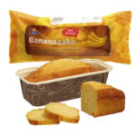 Mix Markt Kastenkuchen mit Bananengeschmack und Bananenzubereitung 3,25%, fertig gebacken, tiefgefroren - bis 25.05.2024
