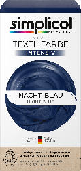 Simplicol flüssige Textilfarbe intensiv Nacht-Blau