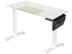 Bureau électrique LIGHTY SONGMICS 60x140x72cm blanc