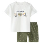 Ernsting's family Newborn T-Shirt und Radler im Set (Nur online) - bis 04.06.2024