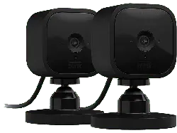 BLink BLink Mini Überwachungskamera (Anzahl Kameras: 2, für Innen, Nachtsichtfunktion, Netzbetrieb, Schwarz)