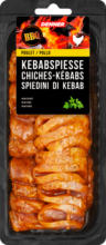 Chiches-Kébabs BBQ Denner, Poulet, marinés, env. 250 g, les 100 g