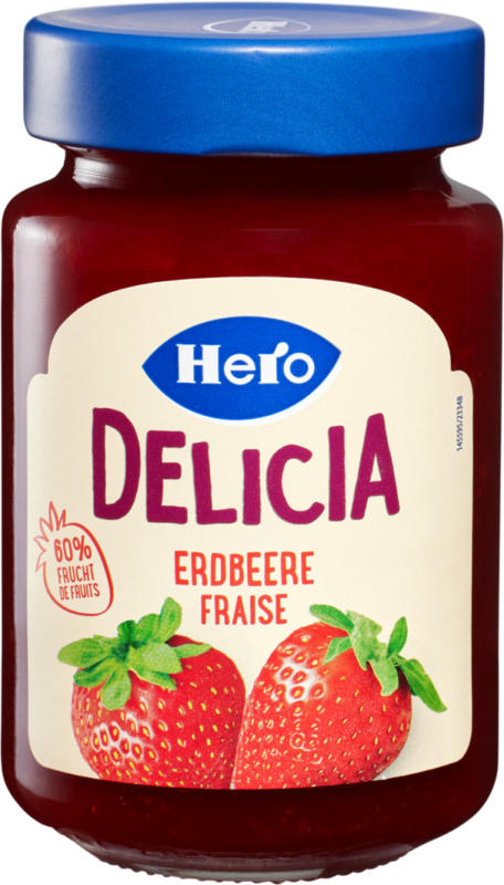 Hero Delicia Konfitüre Erdbeere, 290 g