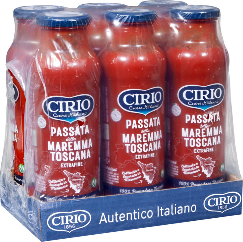 Cirio Passata Maremma Toscana, 6 x 700 g