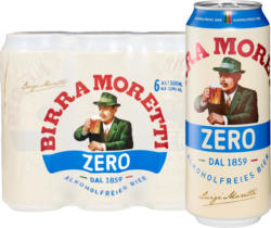 Birra Moretti Zero, 6 x 50 cl