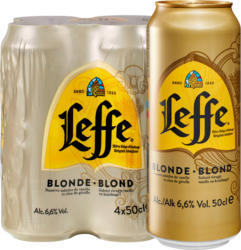 Birra Leffe Blond, 4 x 50 cl