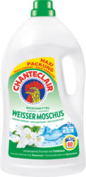 Chanteclair Flüssigwaschmittel Weisser Moschus, 80 cicli di lavaggio, 3,6 litri